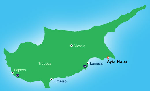 карта айя-напы